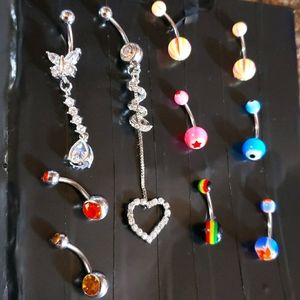 Belly ring lot